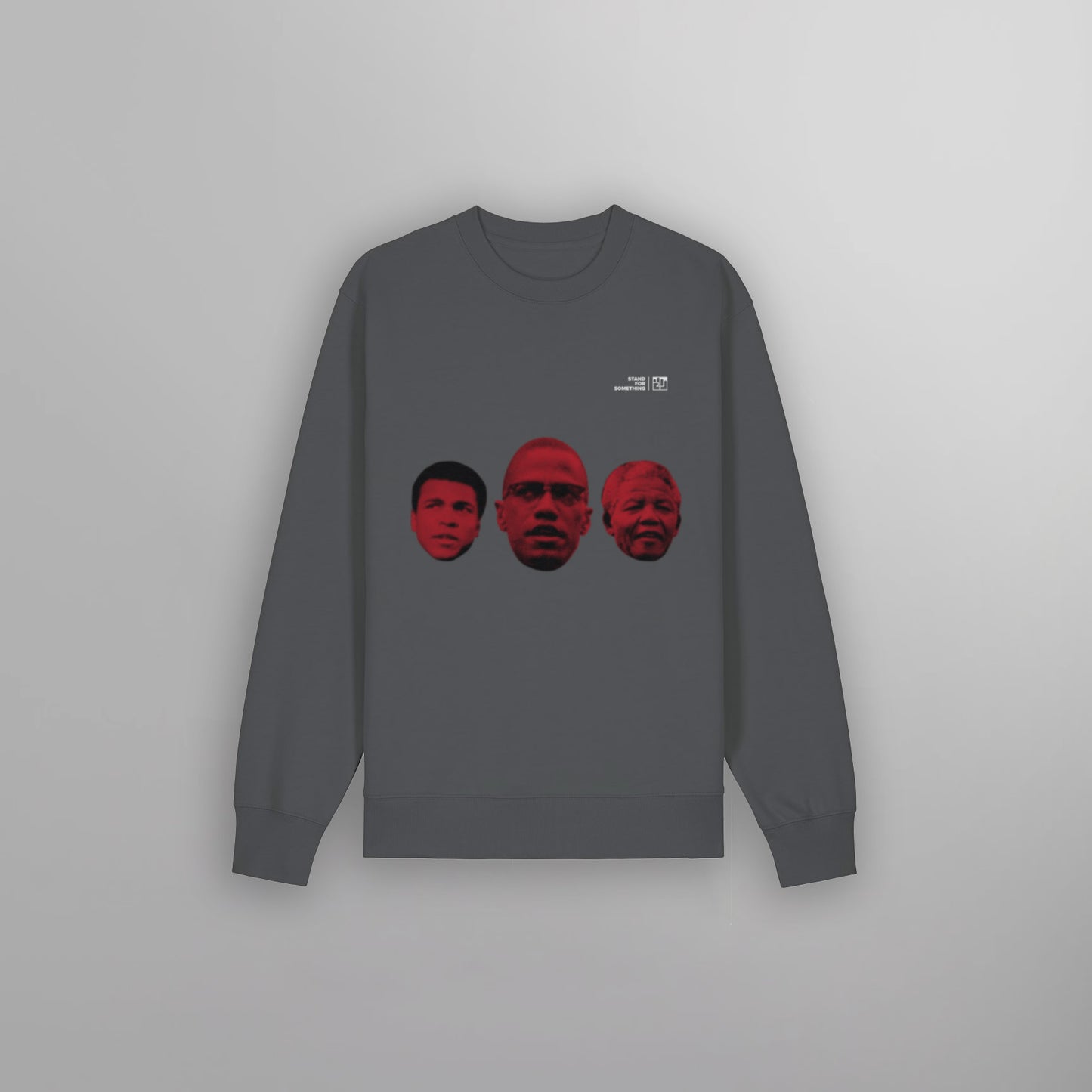Three Heroes Crew Neck Anthracite