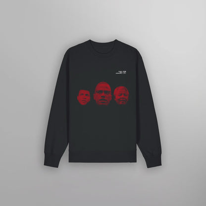 Three Heroes Crew Neck Black