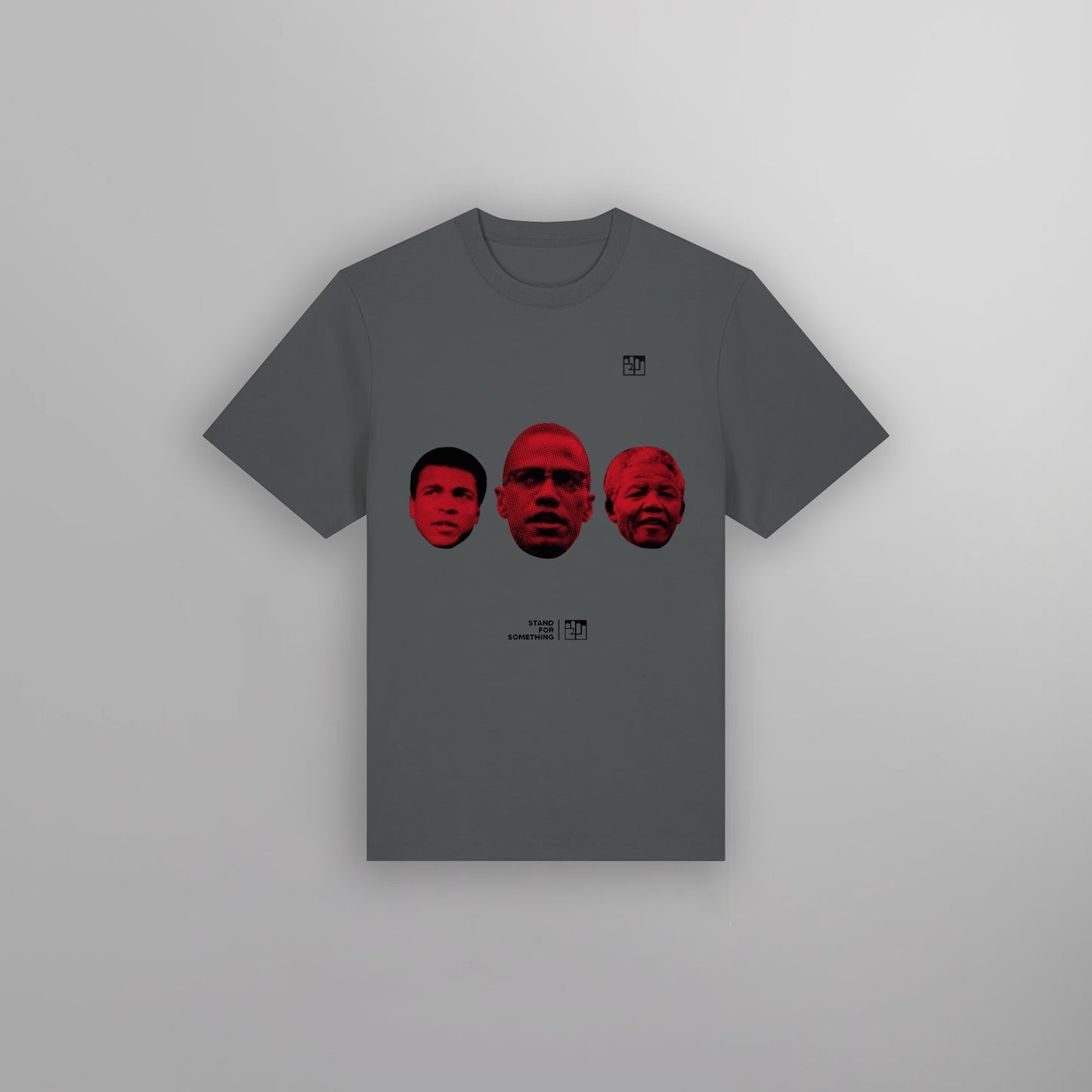 Three Heroes Tee Anthracite