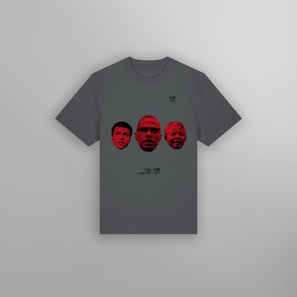 Three Heroes Tee Anthracite