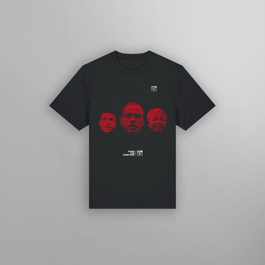 Three Heroes Tee Black