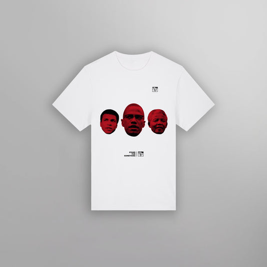 Three Heroes Tee White