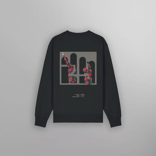 Universal Fist Crew Neck Black