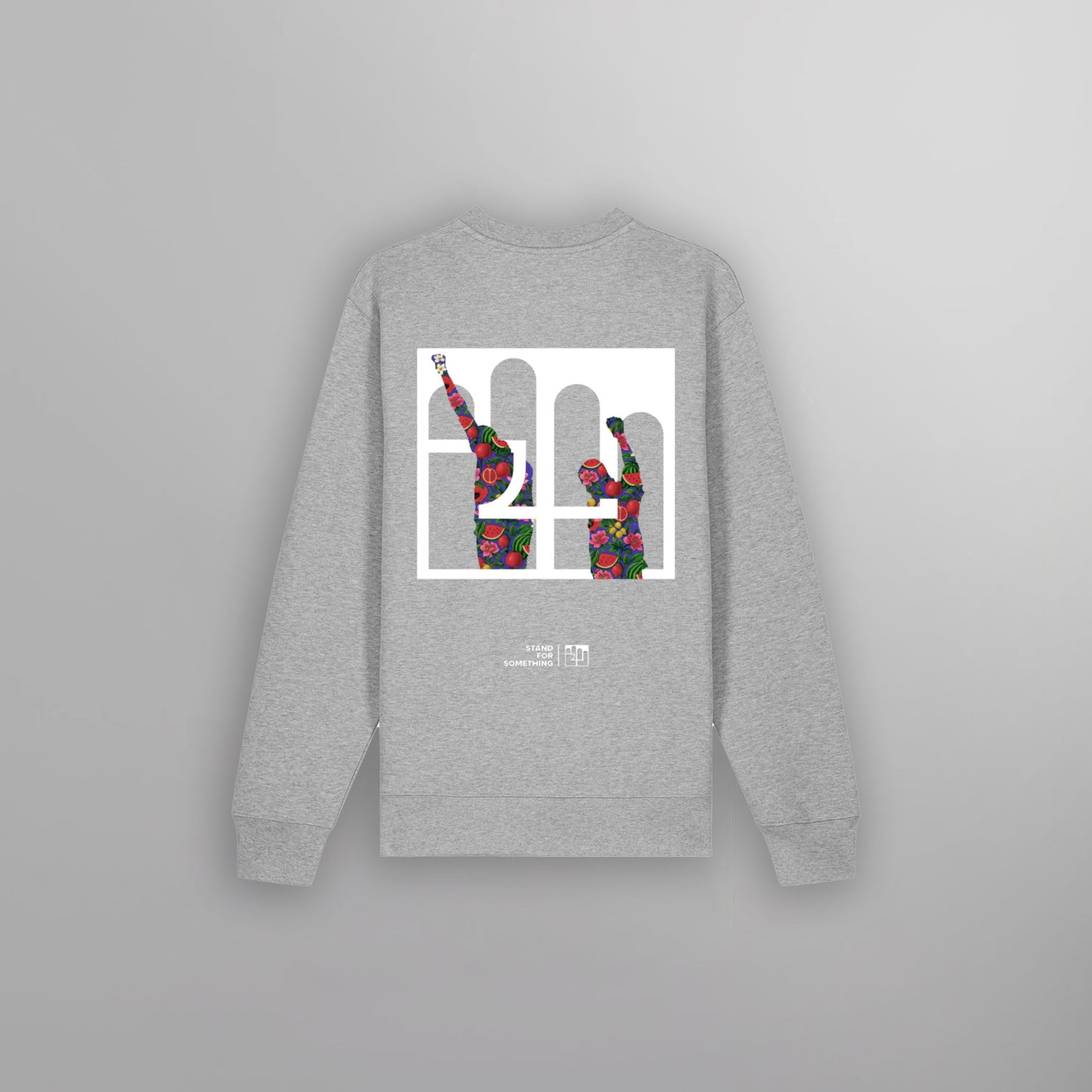 Universal Fist Crew Neck Heather Grey