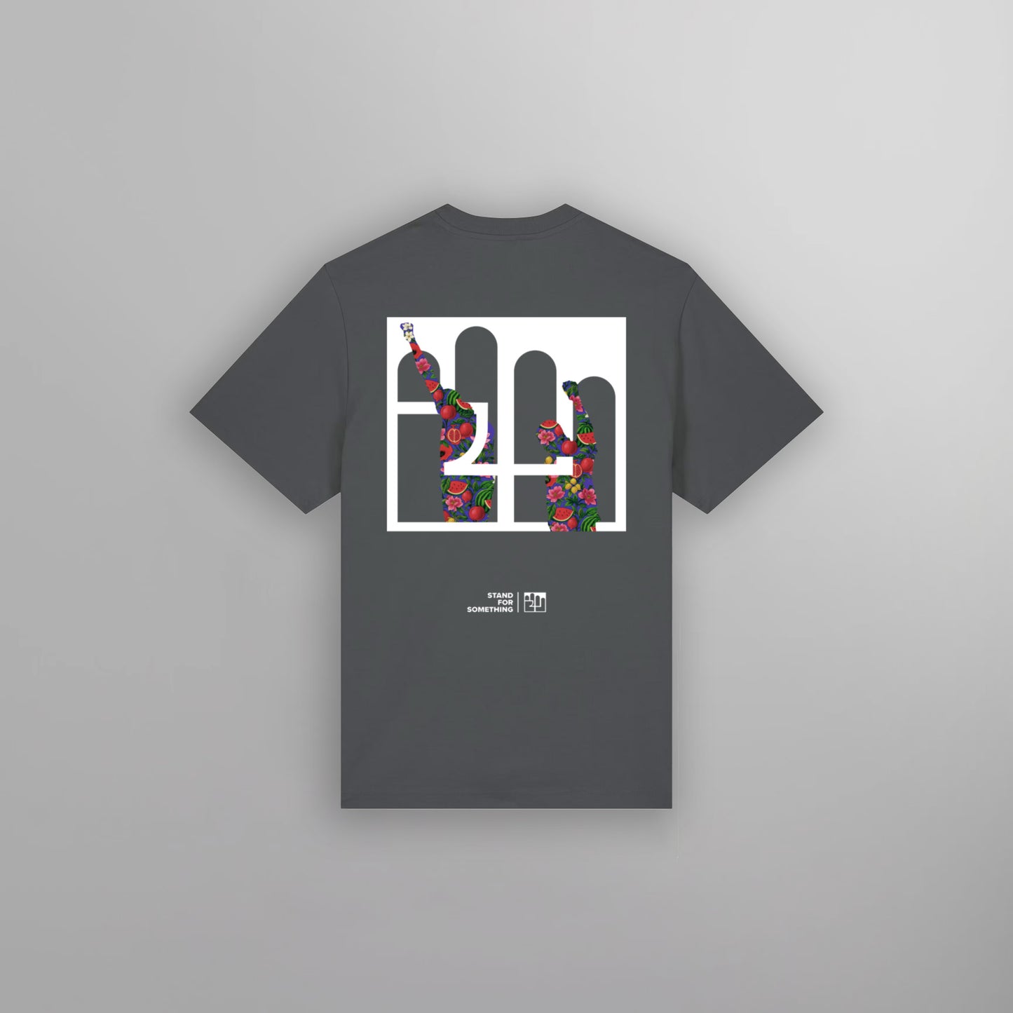 Universal Fist Tee Anthracite