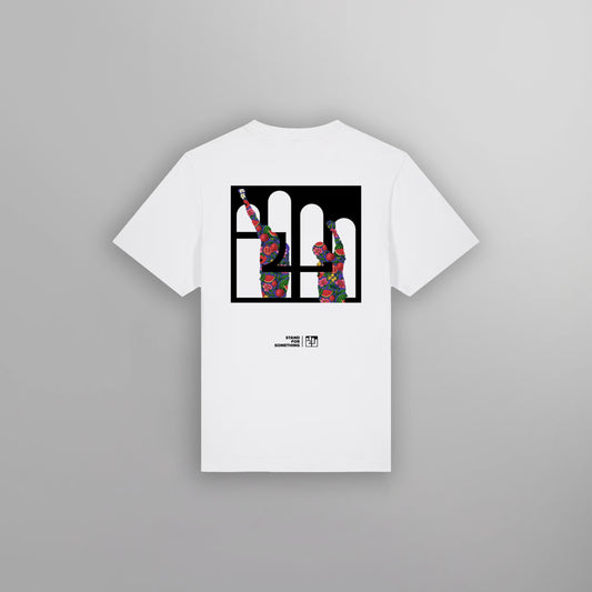 Universal Fist Tee White